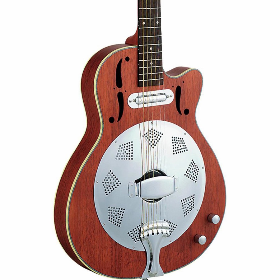 Guitars Dean | Dean Ce Cutaway Acoustic-Electric Resonator Guitar Natural