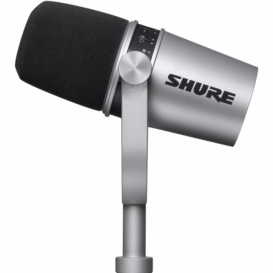 Recording Shure | Shure Mv7 Usb And Xlr Dynamic Microphone Silver