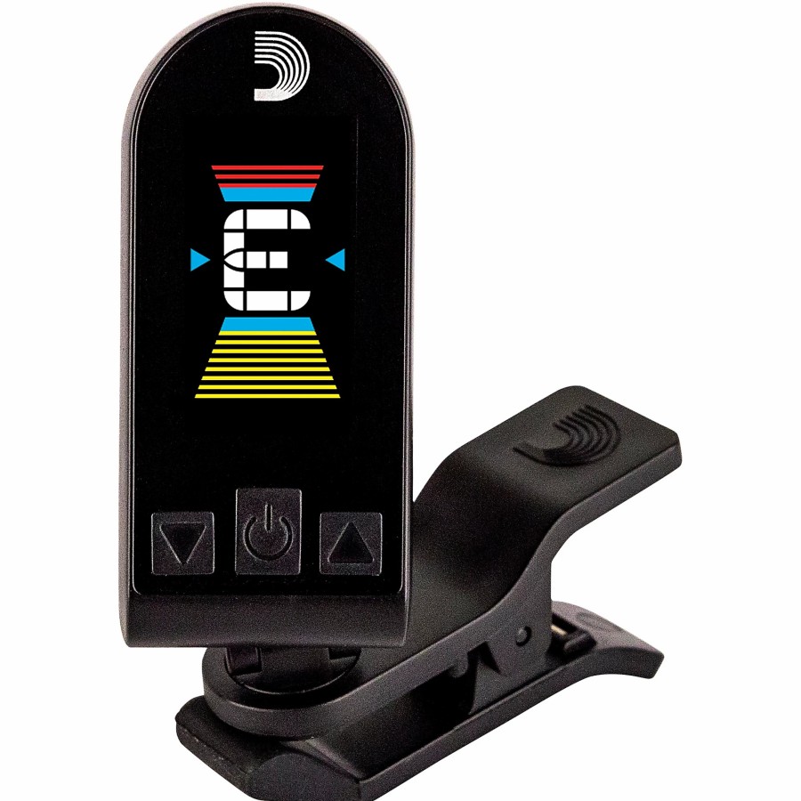 Accessories D'Addario | D'Addario Equinox Headstock Tuner 3-Pack Black