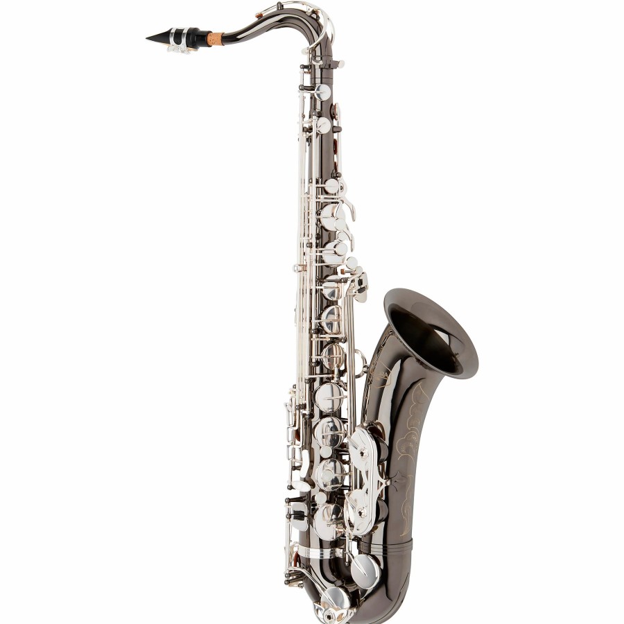 Band & Orchestra Allora | Allora Ats-450 Vienna Series Tenor Saxophone Black Nickel Body Silver Keys