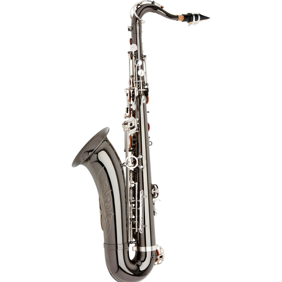 Band & Orchestra Allora | Allora Ats-450 Vienna Series Tenor Saxophone Black Nickel Body Silver Keys