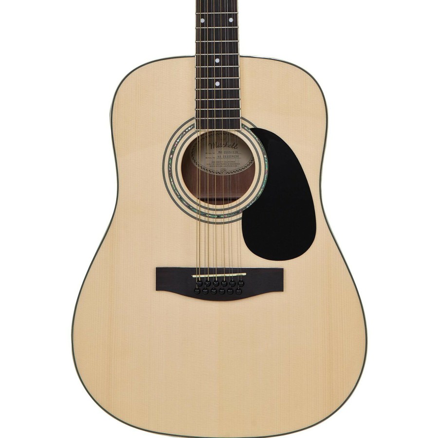 Guitars Mitchell 12-String | Mitchell D100S12E 12-String Dreadnought Acoustic-Electric Guitar Natural