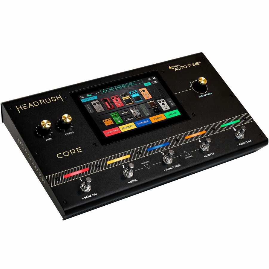 Guitars HeadRush Effects | Headrush Core Multi-Effects Processor Pedal Black