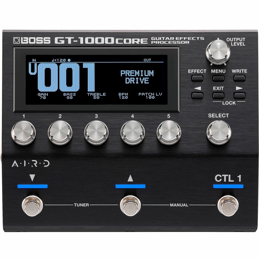 Guitars BOSS Effects | Boss Gt-1000Core Multi-Effects Processor Black