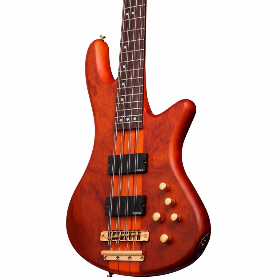 Basses Schecter Guitar Research 6+ String | Schecter Guitar Research Stiletto Studio-8 Bass Satin Honey