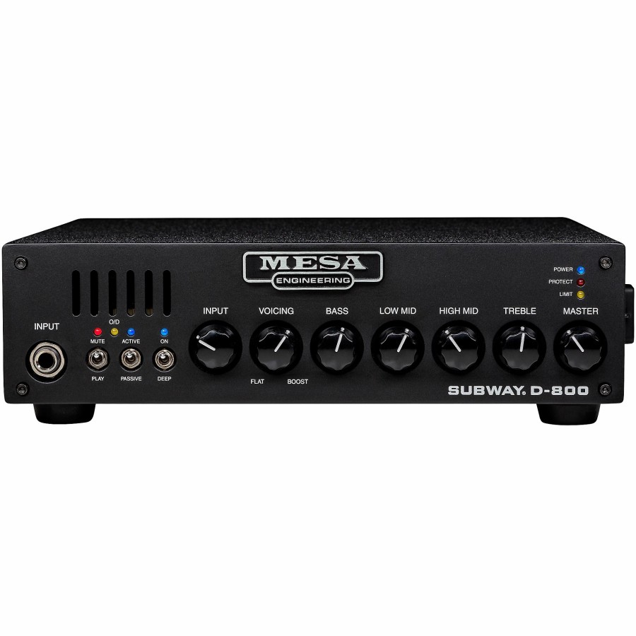 Amps & Effects MESA/Boogie Heads | Mesa/Boogie Subway D-800 Lightweight Solid-State Bass Amp Head Black