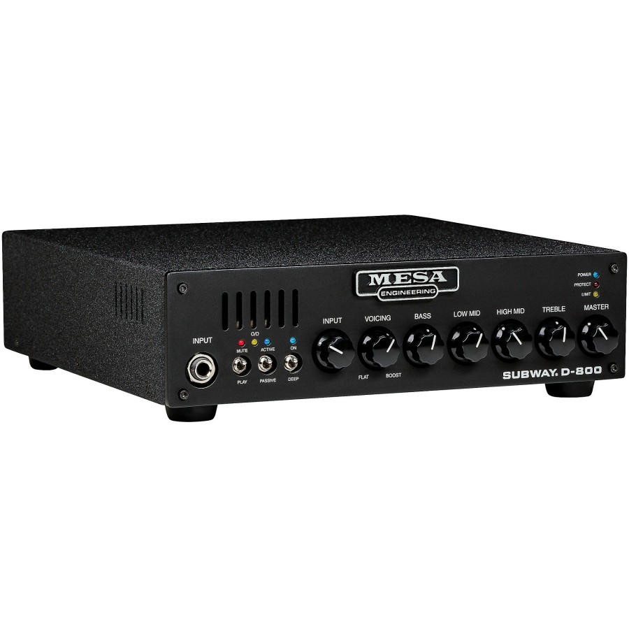 Amps & Effects MESA/Boogie Heads | Mesa/Boogie Subway D-800 Lightweight Solid-State Bass Amp Head Black