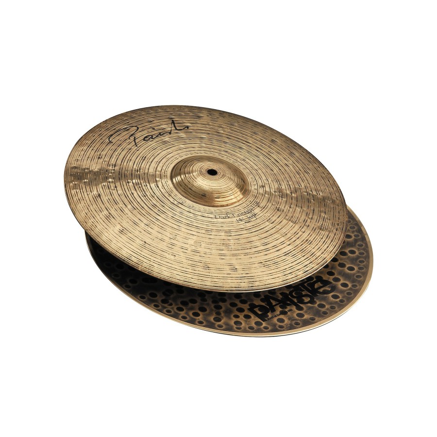 Drums Paiste Hi-Hat Cymbals | Paiste Signature Series Dark Energy Mki Hi-Hat Cymbal Pair 14 In.