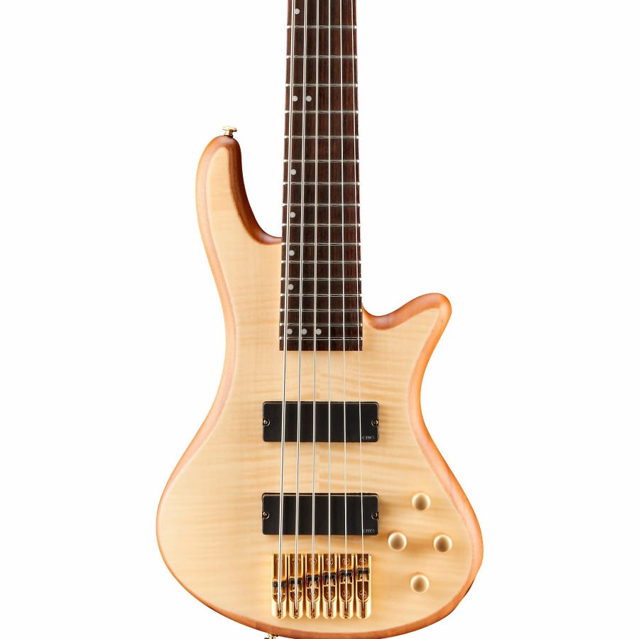 Basses Schecter Guitar Research 6+ String | Schecter Guitar Research Stiletto Custom 6 6-String Bass Guitar Satin Natural