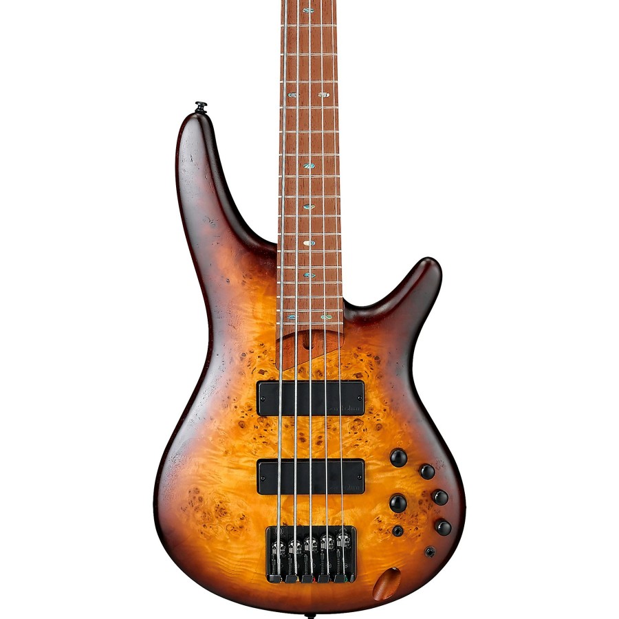 Basses Ibanez 5-String | Ibanez Sr505Epb 5-String Electric Bass Flat Brown Burst