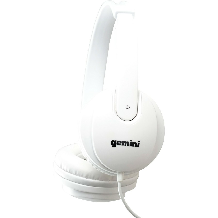 Dj Equipment Gemini | Gemini Djx-200 Professional Dj Headphones White