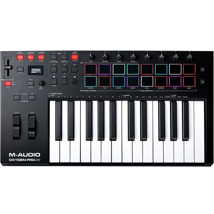 Keyboards & Midi M-Audio Midi Controllers | M-Audio Oxygen Pro 25 25 Key