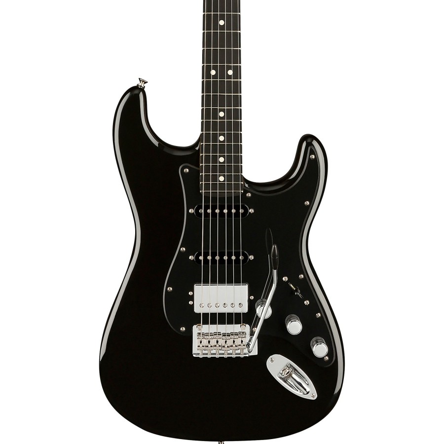 Guitars Fender Solid Body | Fender Stratocaster Hss Ebony Fingerboard Limited-Edition Electric Guitar Black