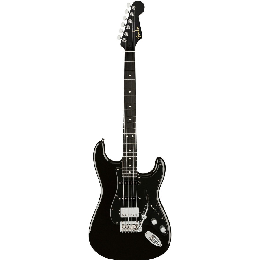 Guitars Fender Solid Body | Fender Stratocaster Hss Ebony Fingerboard Limited-Edition Electric Guitar Black