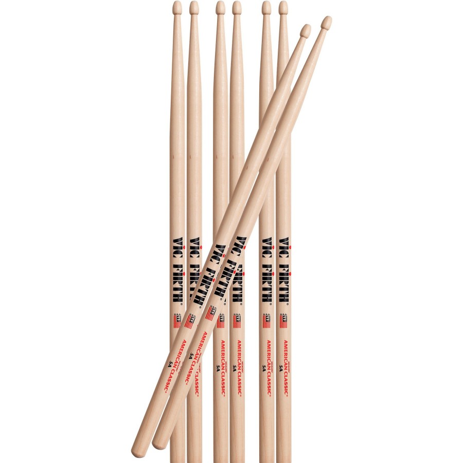 Drums Vic Firth | Vic Firth Buy 3 Pairs Of 5A Drum Sticks, Get 1 Pair Free 5A