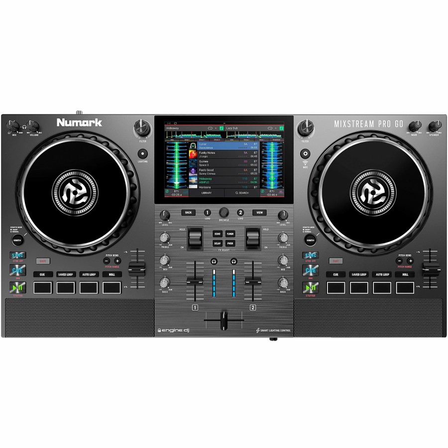 Dj Equipment Numark | Numark Mixstream Pro Go Battery-Powered Standalone Streaming 2-Channel Dj Controller