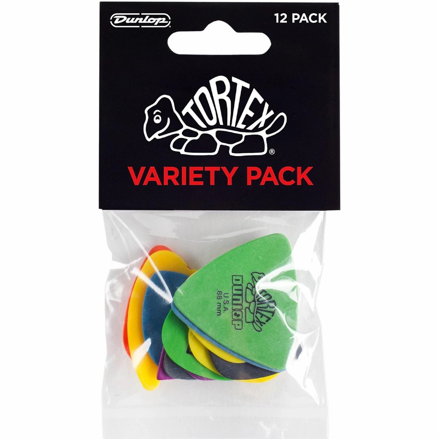 Guitars Dunlop Guitar Picks | Dunlop Pvp110 Pick Tortex Variety 12 Pack