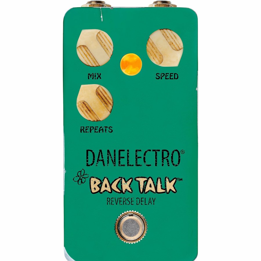 Amps & Effects Danelectro Delay & Reverb | Danelectro Back Talk Reverse Delay Pedal Green