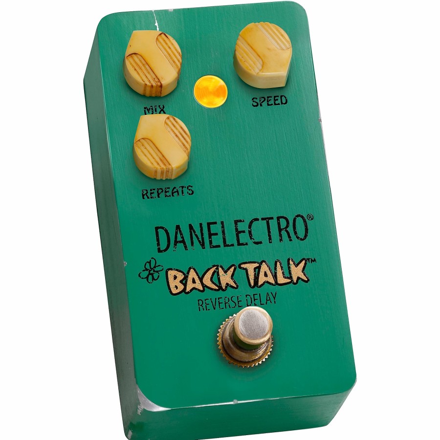 Amps & Effects Danelectro Delay & Reverb | Danelectro Back Talk Reverse Delay Pedal Green