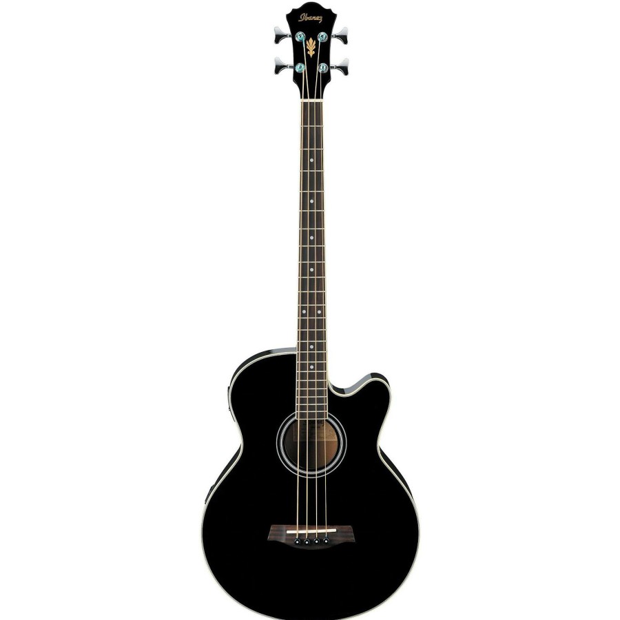 Basses Ibanez Fretted | Ibanez Aeb5E Acoustic-Electric Bass Guitar Black