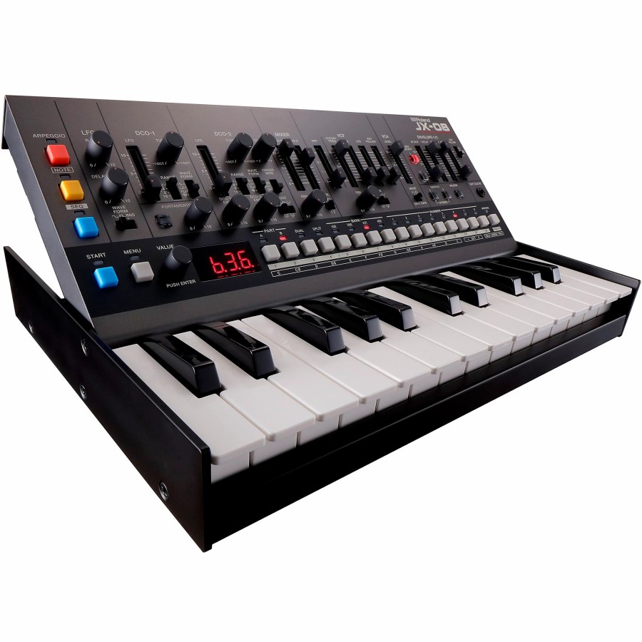 Keyboards & Midi Roland | Roland Jx-08 Boutique Synthesizer And K-25M Keyboard Unit Bundle