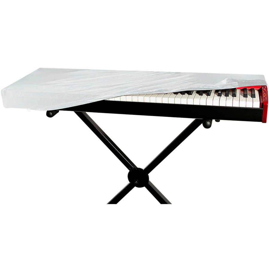 Keyboards & Midi On-Stage Cases, Gig Bags & Covers | On-Stage Keyboard Dust Cover, White 88 Key