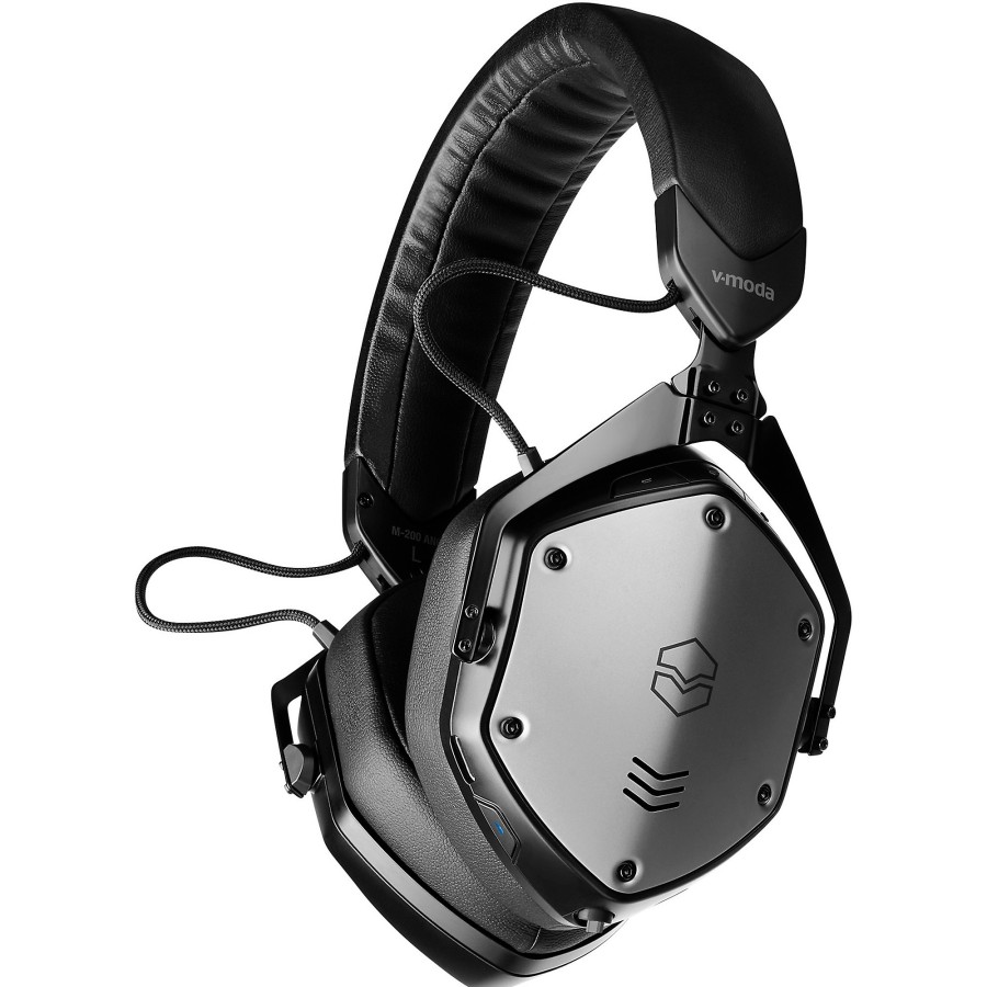 Recording V-MODA | V-Moda M-200 Anc Bk Noise Cancelling Wireless Bluetooth Over-Ear Headphones With Mic For Phone-Calls Black