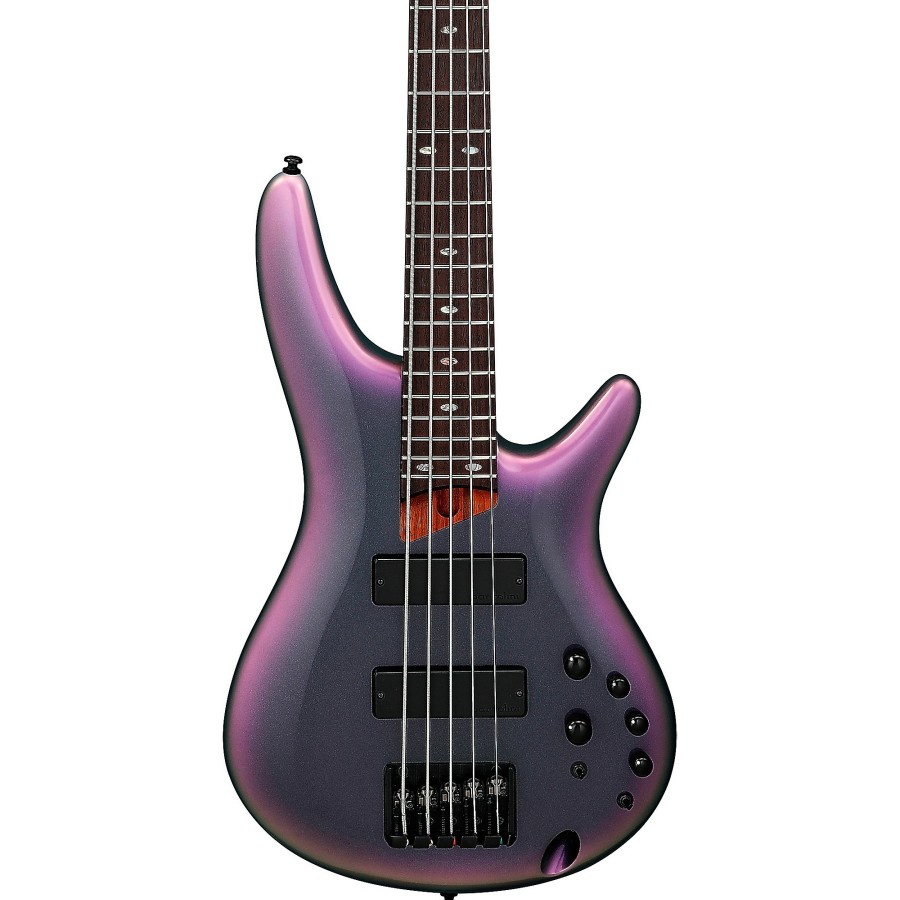 Basses Ibanez 5-String | Ibanez Sr500E 5-String Electric Bass Black Aurora Burst