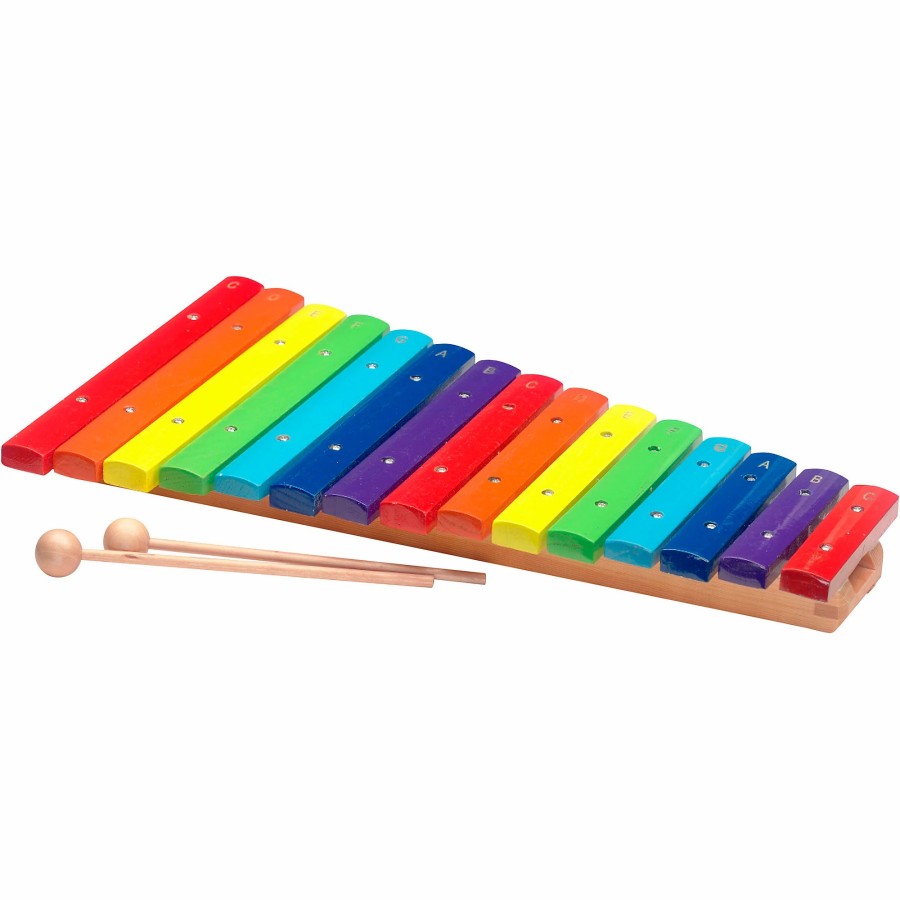 Band & Orchestra Stagg | Stagg 2 Octave Rainbow Xylophone, 15Keys, C-C