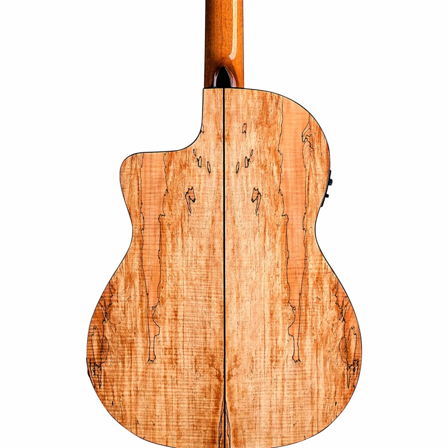 Guitars Cordoba | Cordoba C5-Cet Thinbody Spalted Maple Nylon-String Acoustic-Electric Guitar Gloss Natural