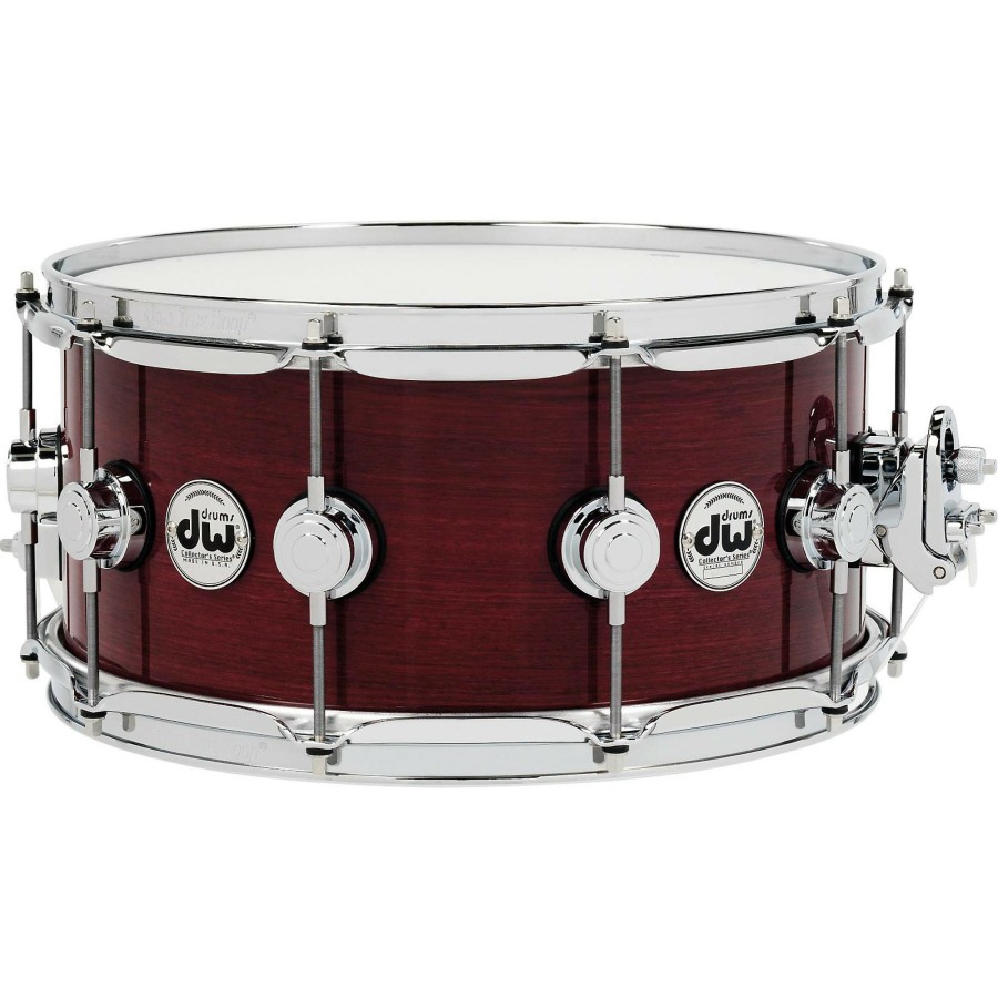 Drums DW Snare Drums | Dw Collector'S Series Purpleheart Lacquer Custom Snare Drum With Chrome Hardware 14 X 6.5 In.