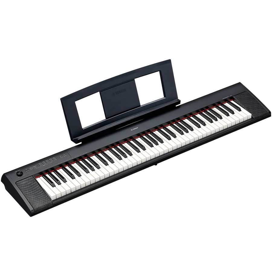 Keyboards & Midi Yamaha | Yamaha Piaggero Np-32 76-Key Portable Keyboard With Power Adapter Black