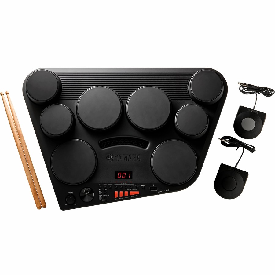 Drums Yamaha Electronic Drum Sets | Yamaha Dd-75 All-In -One Compact Digital Drums With Power Adapter