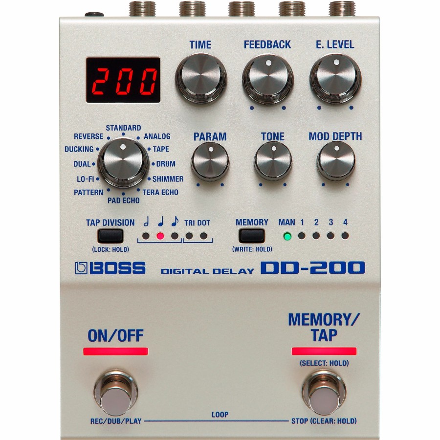 Amps & Effects BOSS Delay & Reverb | Boss Dd-200 Digital Delay Effects Pedal