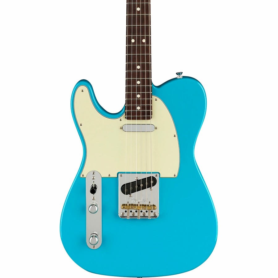 Guitars Fender Left Handed | Fender American Professional Ii Telecaster Rosewood Fingerboard Left-Handed Electric Guitar Miami Blue