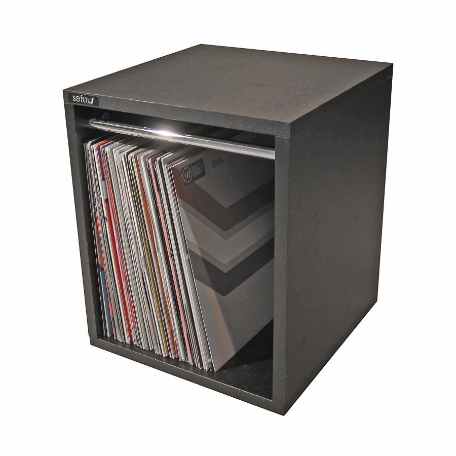 Dj Equipment Sefour | Sefour Vinyl Record Carry Box Black