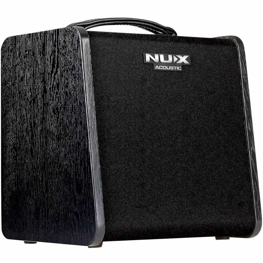 Amps & Effects NUX Acoustic Combo Guitar Amps | Nux Stageman Ii Ac-60 60W Acoustic Guitar Amp With Drum Loop And Bluetooth Black