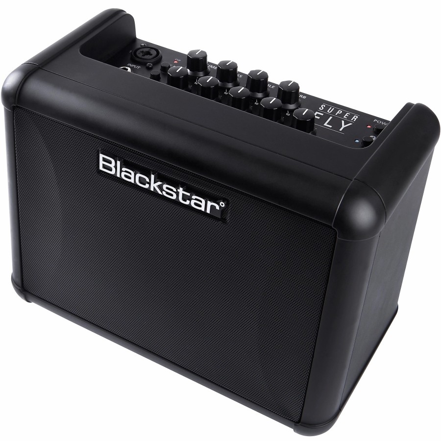 Amps & Effects Blackstar Cabinets | Blackstar Super Fly Act 12W 2X3" Powered Extension Speaker Cabinet Black