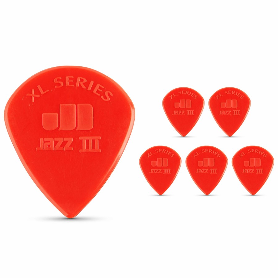 Guitars Dunlop Guitar Picks | Dunlop Jazz Iii Xl Guitar Picks 6-Pack