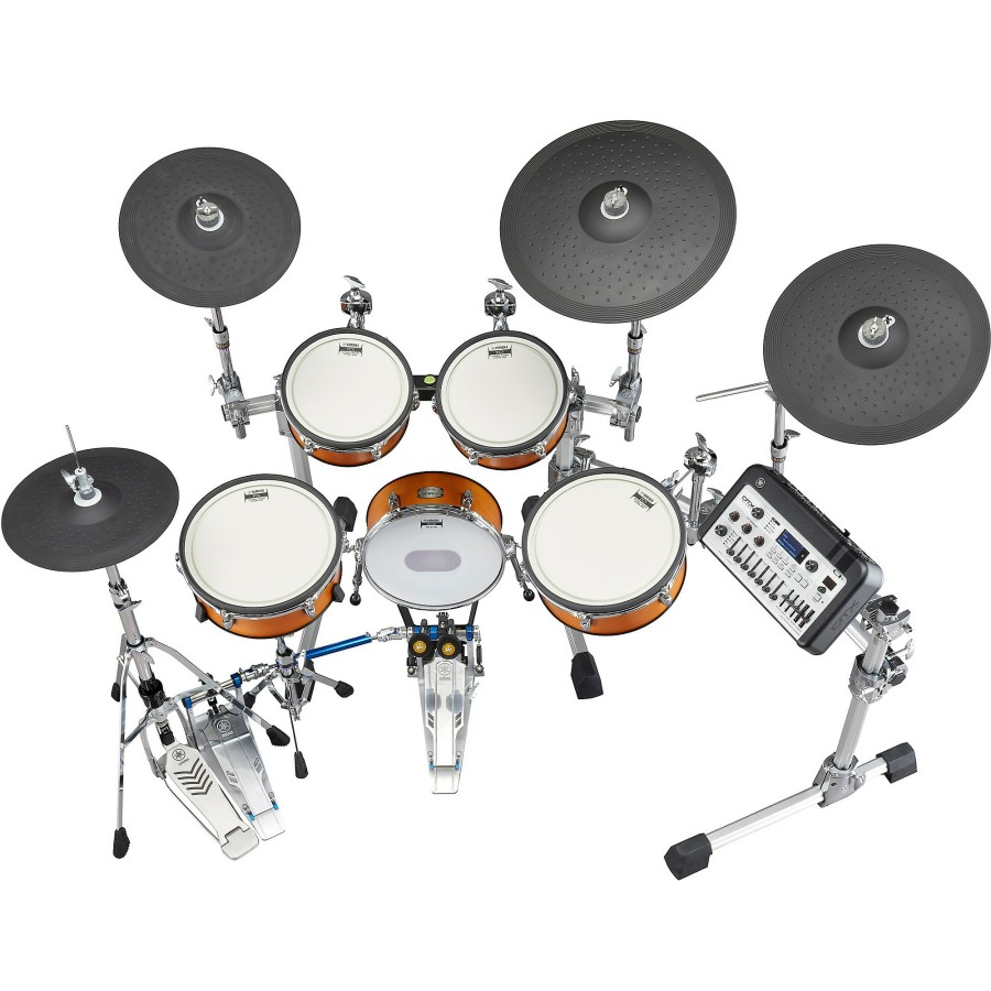 Drums Yamaha Electronic Drum Sets | Yamaha Dtx10K Electronic Drum Kit With Tcs Heads Real Wood