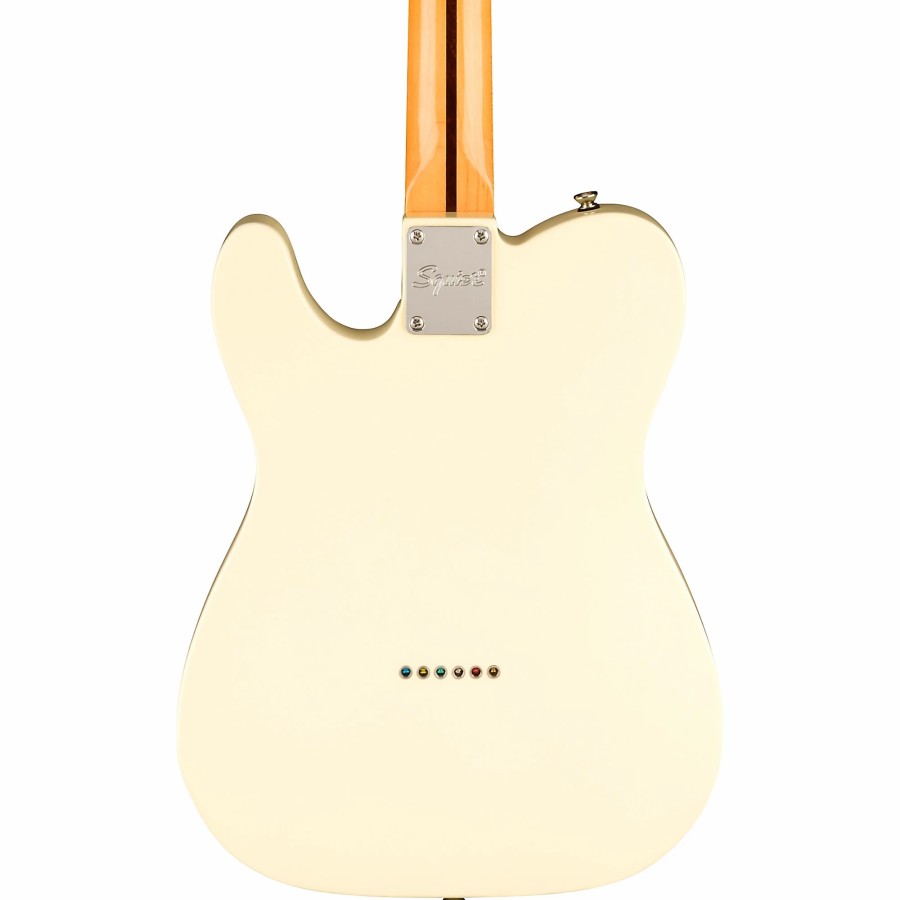 Guitars Squier Hollow & Semi-Hollow Body | Squier Classic Vibe '70S Telecaster Thinline Limited-Edition Electric Guitar Olympic White