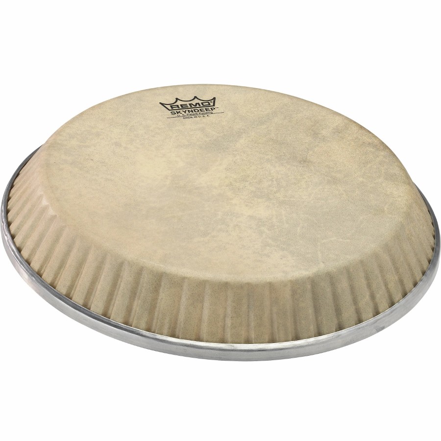 Drums Remo | Remo Crimplock Symmetry Skyndeep D2 Conga Drum Head Calfskin Graphic 11.75 In.