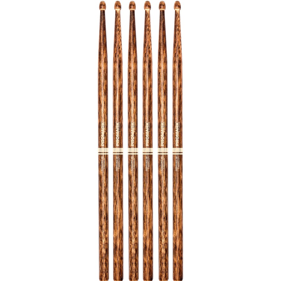 Drums Promark | Promark Firegrain Drum Sticks 3-Pack 5B Wood