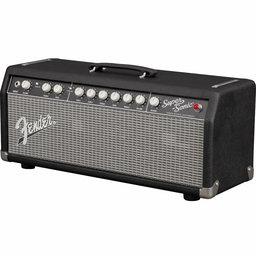 Amps & Effects Fender Heads | Fender Super-Sonic 22 22W Tube Guitar Amp Head Black