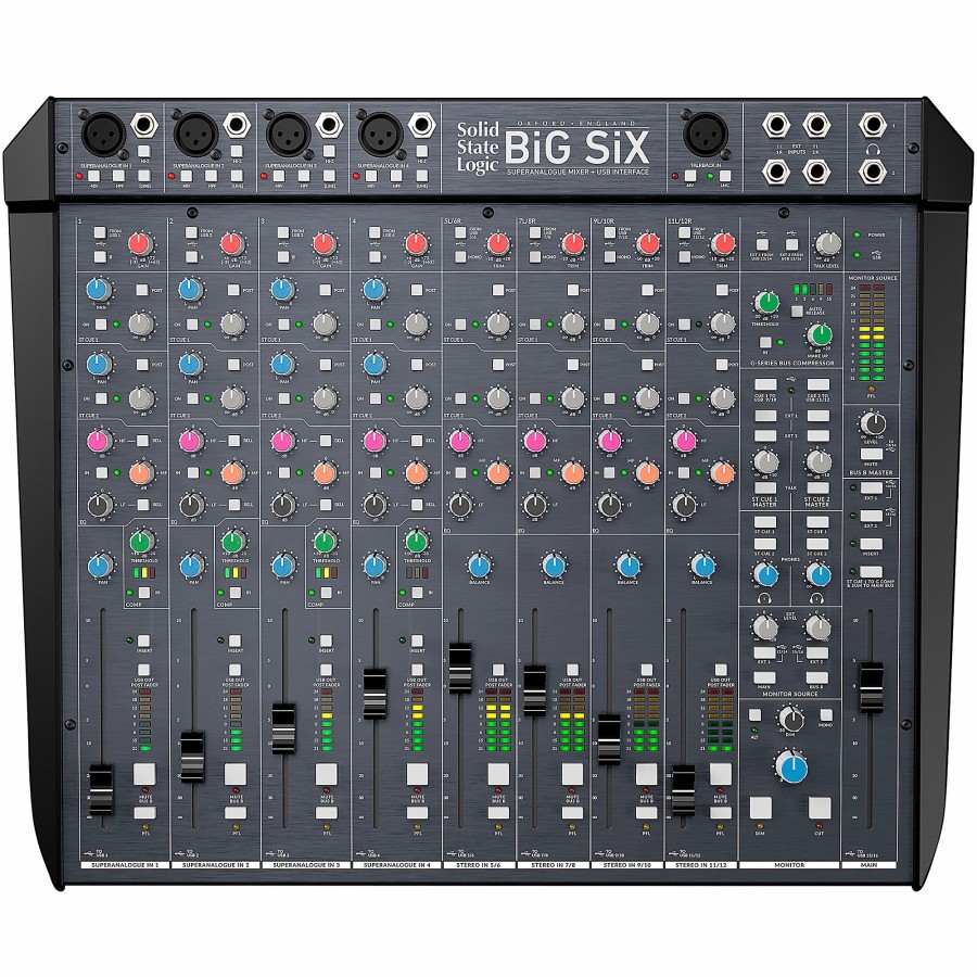 Recording Solid State Logic | Solid State Logic Big Six Professional Desktop Summing Mixer