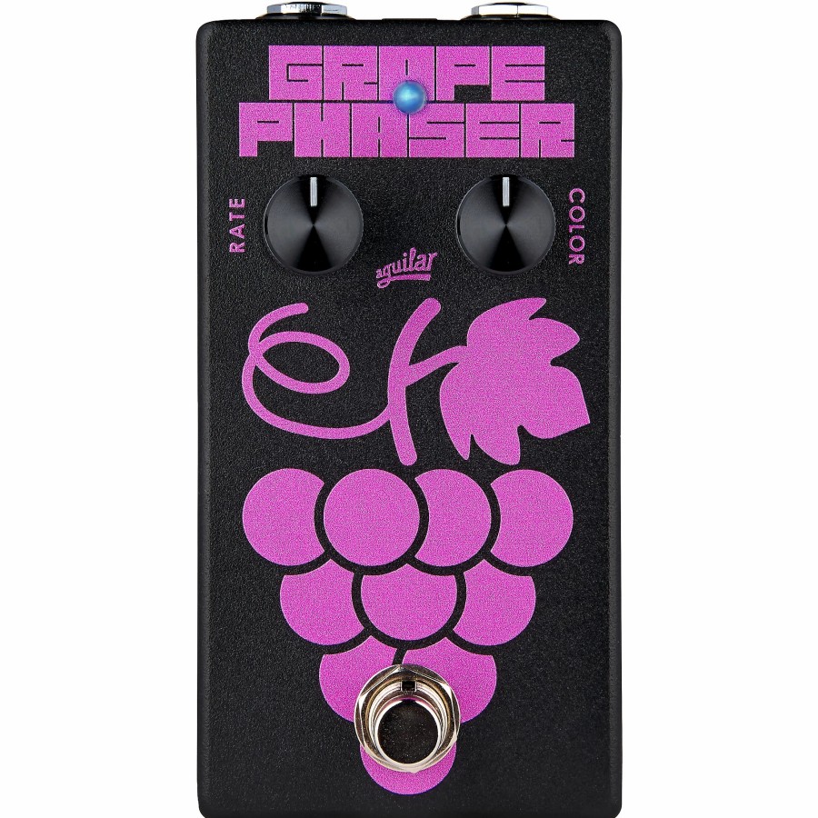 Basses Aguilar Bass Effects | Aguilar Grape Phaser Bass Effects Pedal Black