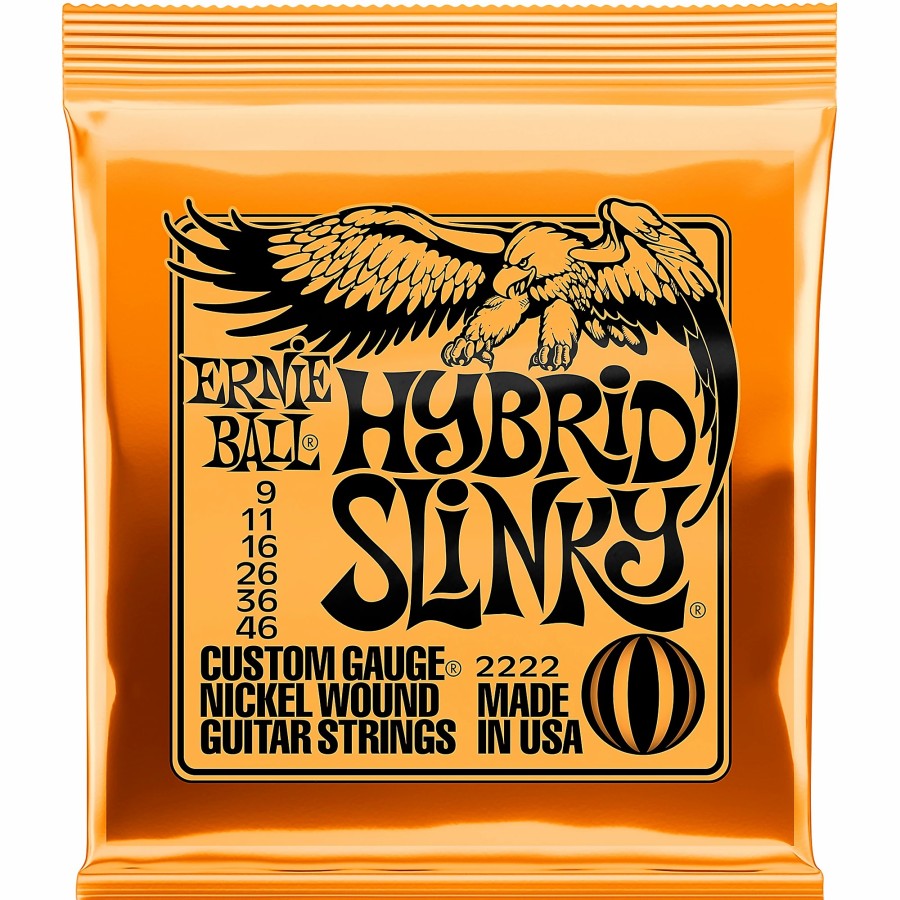 Guitars Ernie Ball Guitar Strings | Ernie Ball 2222 Nickel Hybrid Slinky Electric Guitar Strings