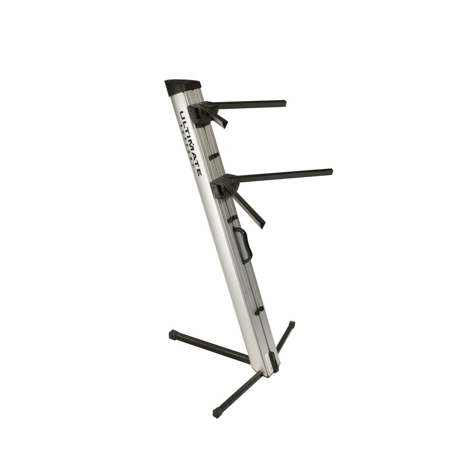 Keyboards & Midi Ultimate Support Stands & Racks | Ultimate Support Apex Ax-48 Pro Keyboard Stand - Silver Silver