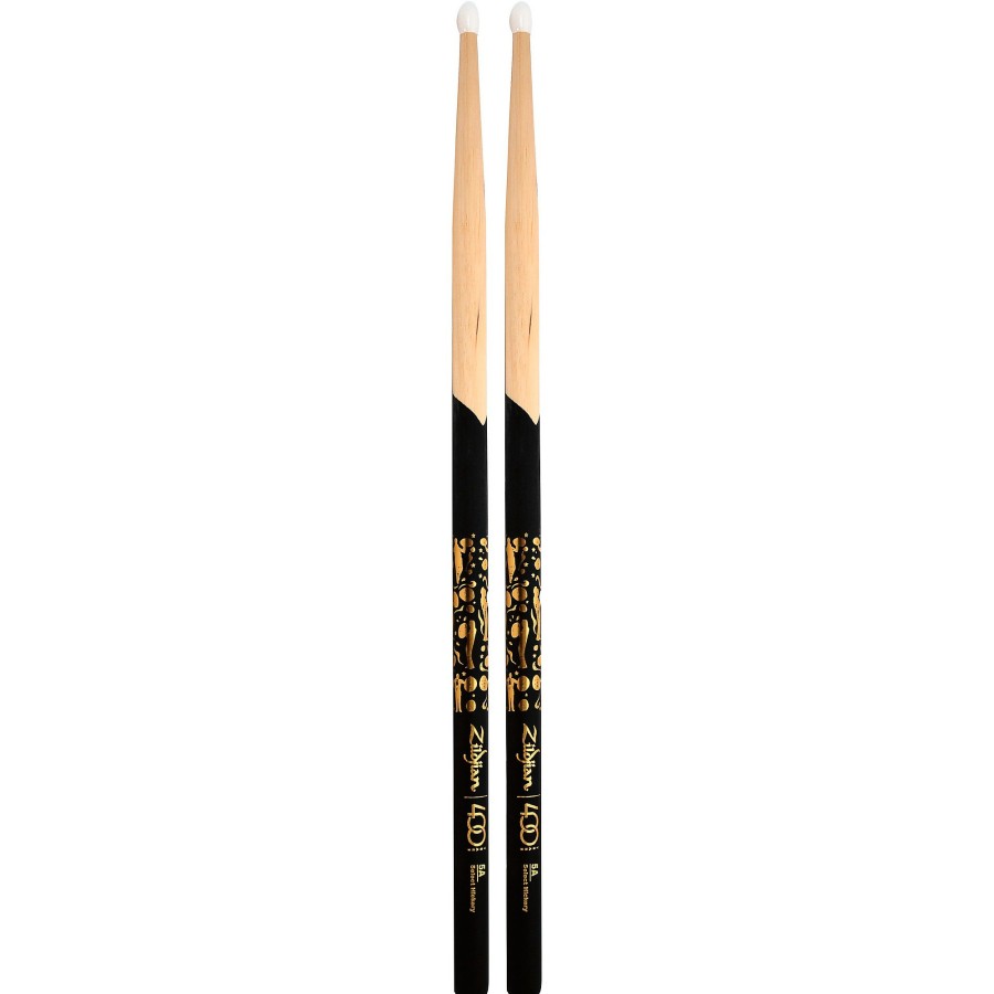 Drums Zildjian | Zildjian Limited-Edition 400Th Anniversary Nylon Dip Classical Drum Sticks 5A Nylon