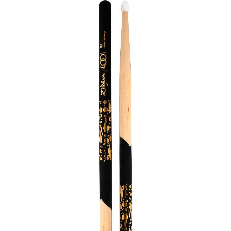 Drums Zildjian | Zildjian Limited-Edition 400Th Anniversary Nylon Dip Classical Drum Sticks 5A Nylon